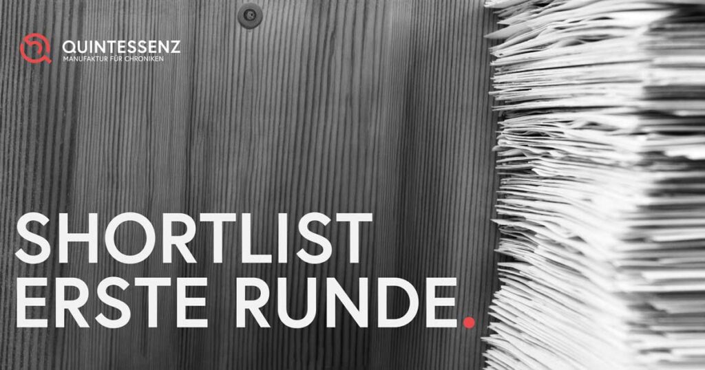 Shortlist - Erste Runde